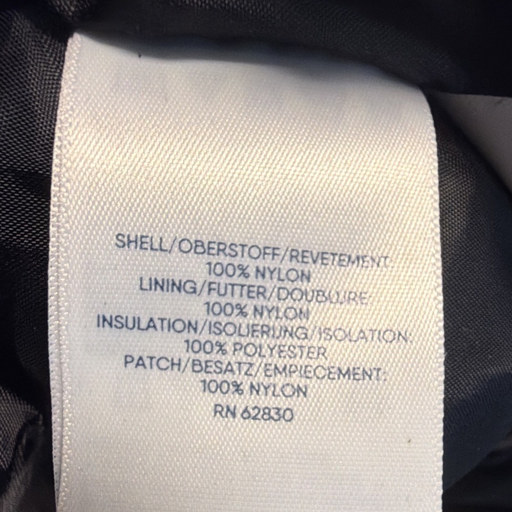 Kids Snow Bibs Size 10, Lands' End Black Squall Grow-A-Longs Insulated Overalls - Picture 4 of 8